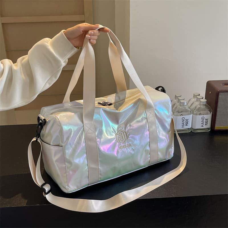 New Yoga Travel Storage Bag, Luggage Storage Bag, Training Bag, Handheld Large Capacity Dry Wet Separation Sports Fitness Bag, Fashionable and Simple