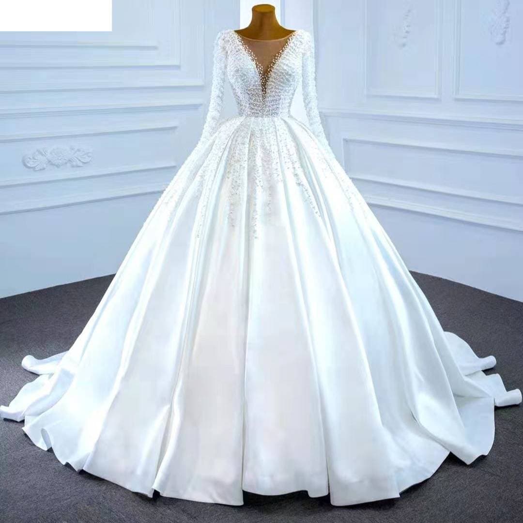 Women's Slimming Tutu Skirt With Tail Wedding Dress Large Size