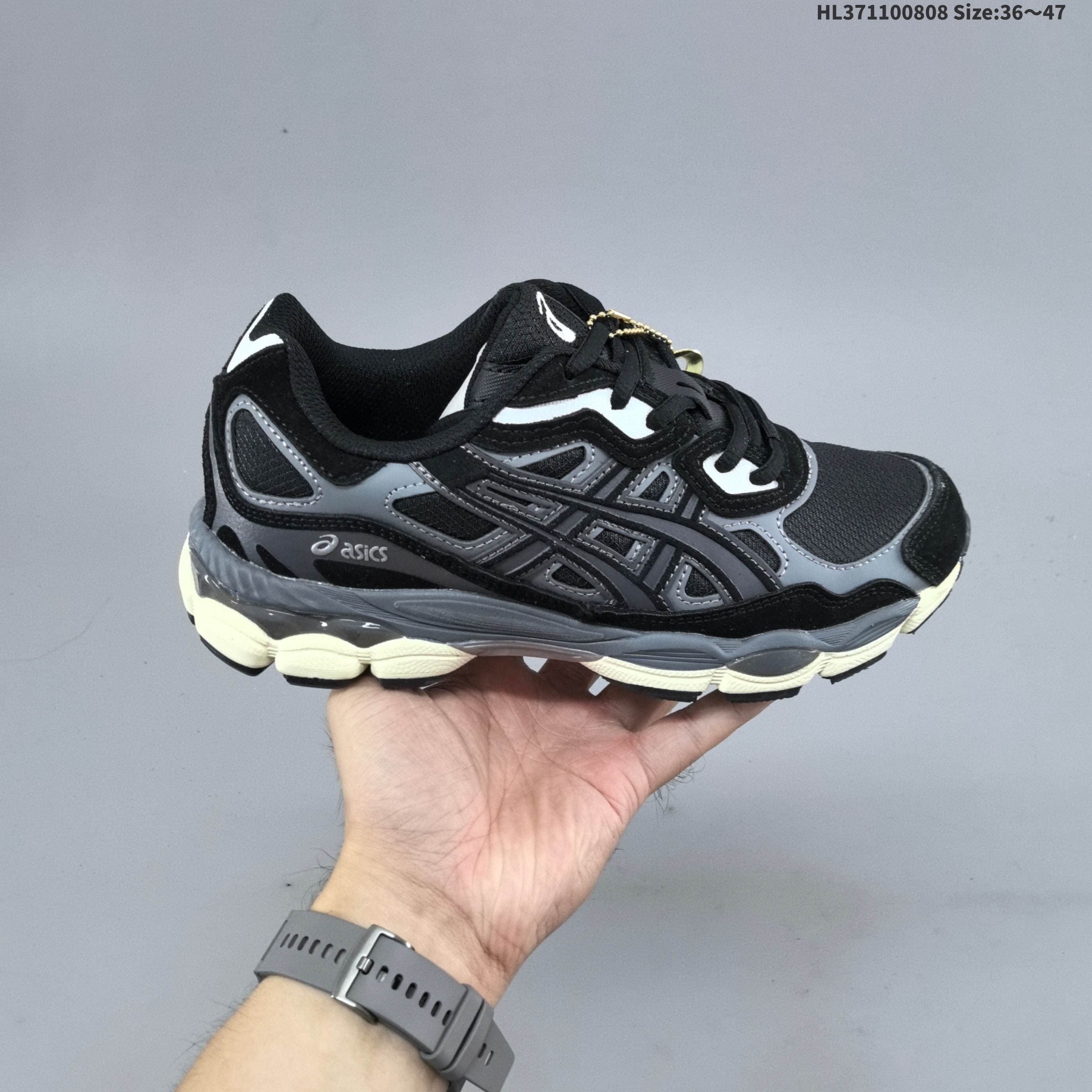 Chaussures de running Asics NYC Gels NYC Sneakers Cream Solar Power Pure Sier Outdoor Sneakers Sports Athleisure Trainers Fashion Daily Outfit 36-47
