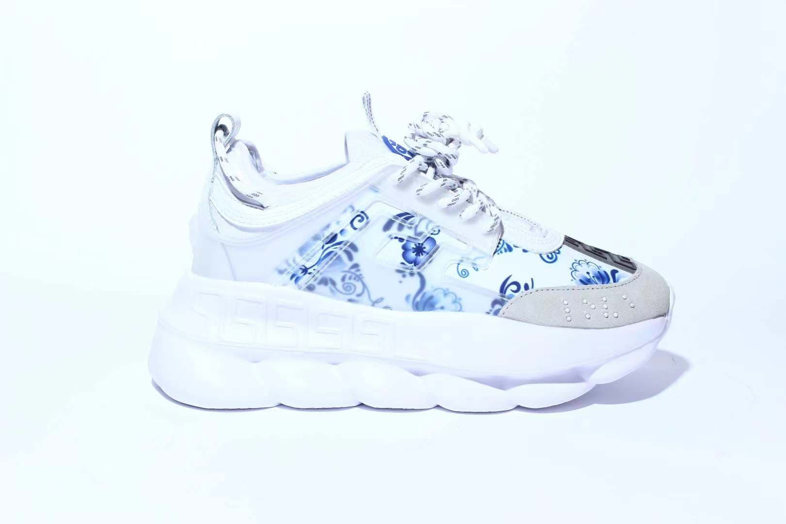Chaussures de sport décontractées pour hommes et femmes à semelle épaisse 2020 36-45