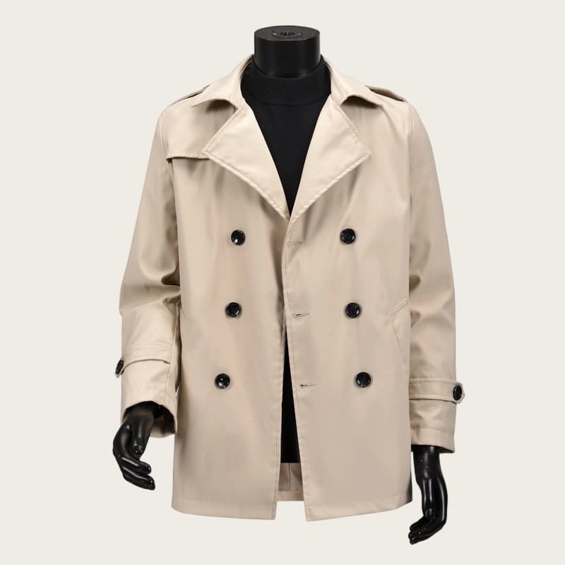 Men's Longline Trench Coat Jacket – Minimalist Oversized Lapel Coat Streetwear-Inspired Lightweight Windbreaker For Urban Commuting