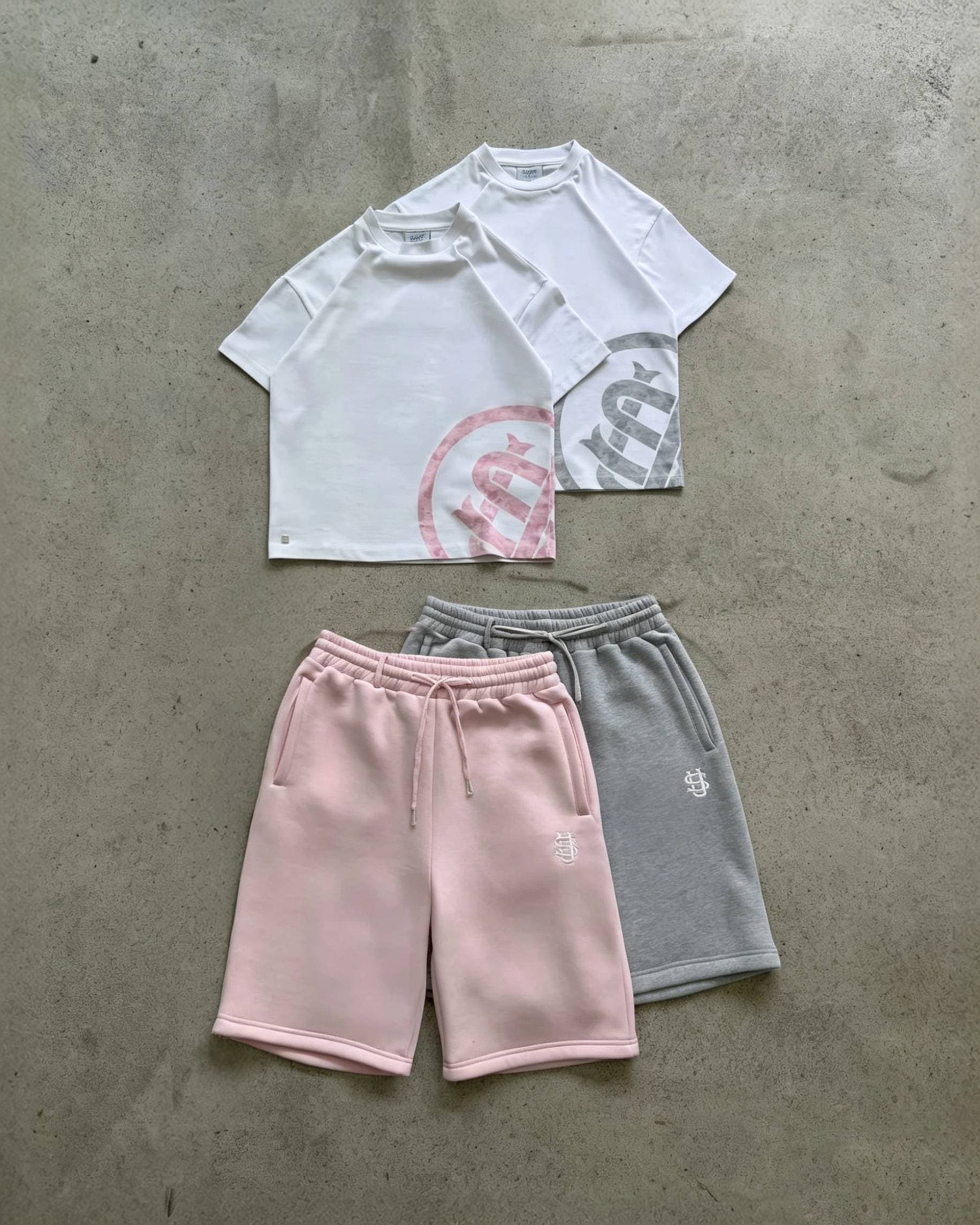 Men's Clothing Embroidered Straight Leg Sweatpants Shorts S 220g Fleece Lined Street Style 26 New Cross Border Dropshipping Hot Selling Wholesale