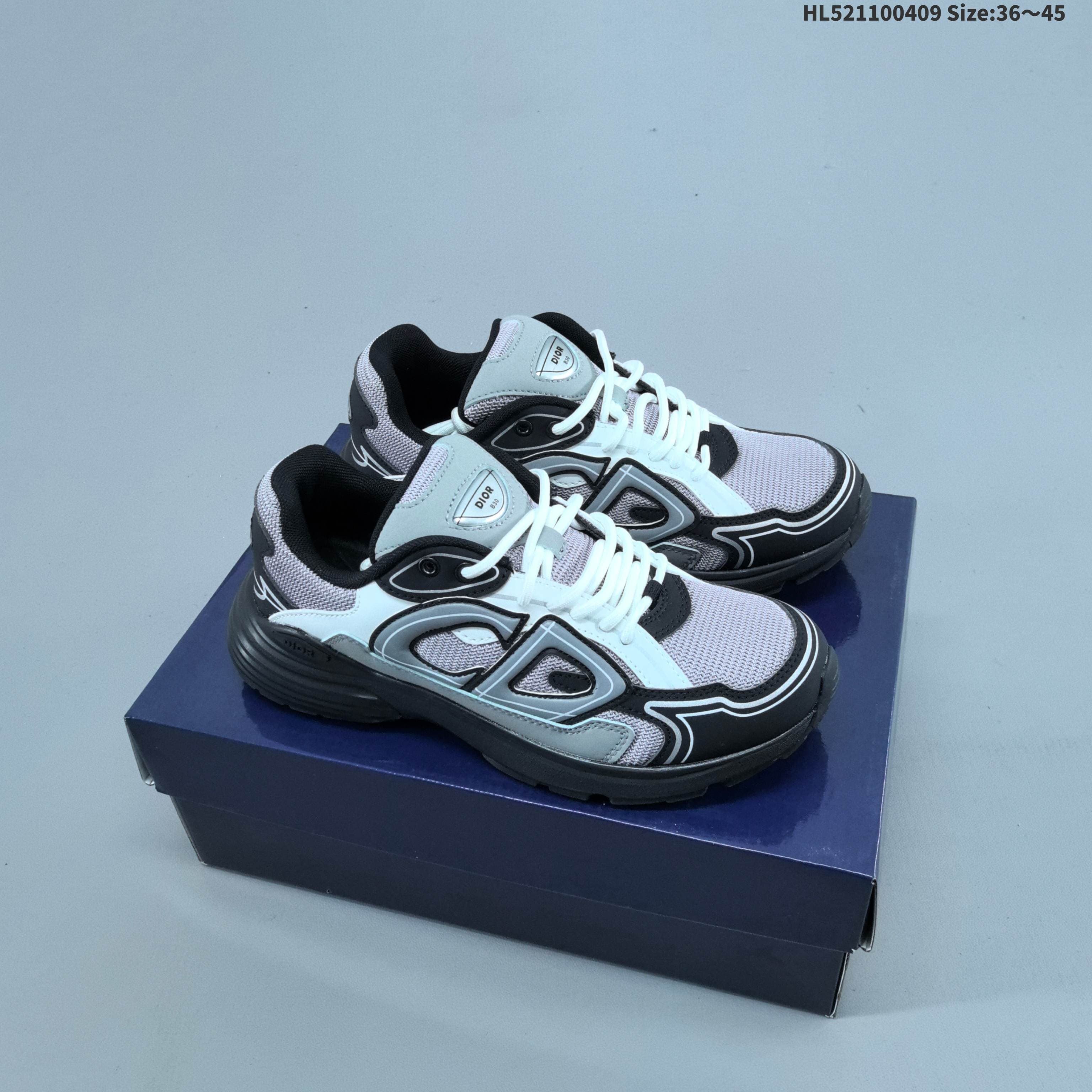 Dioor B30 Series Countdown Tech Mesh Fabric Thick Sole Up Lace Up Casual Low Cut Sports Dad Shoes!