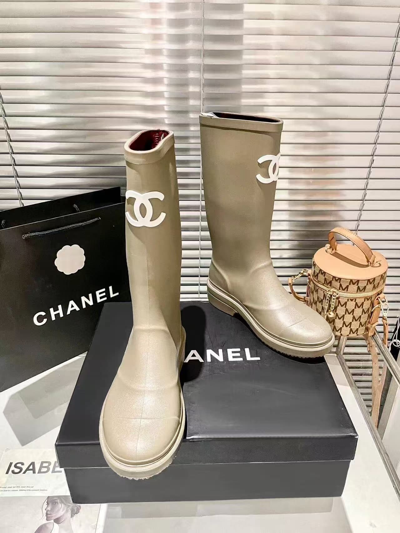 Bottes de pluie P7/2023 Xiaoxiangfeng, bottes de chevalier imperméables et antidérapantes à la mode