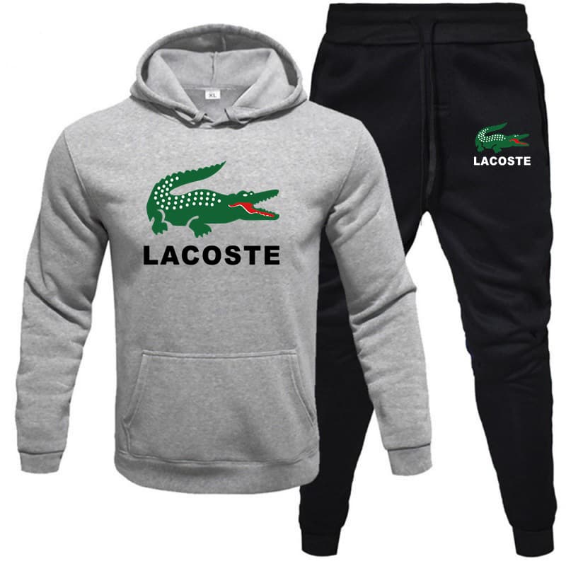 2024 Nouvel ensemble de sport imprimé pour hommes Mode sweat à capuche + pantalon de sport pour hommes Sweat à capuche deux pièces Ensemble de lo