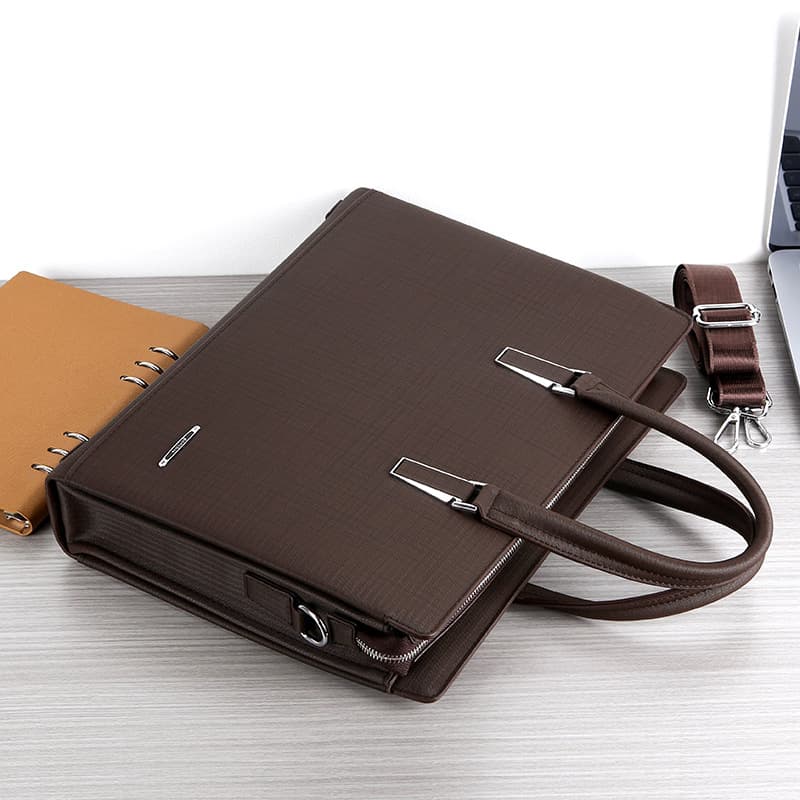Minimalist New High-quality Leather Men's Bag, Business Handbag, Shoulder Bag, Cowhide Briefcase, Computer Bag, Men's Bag