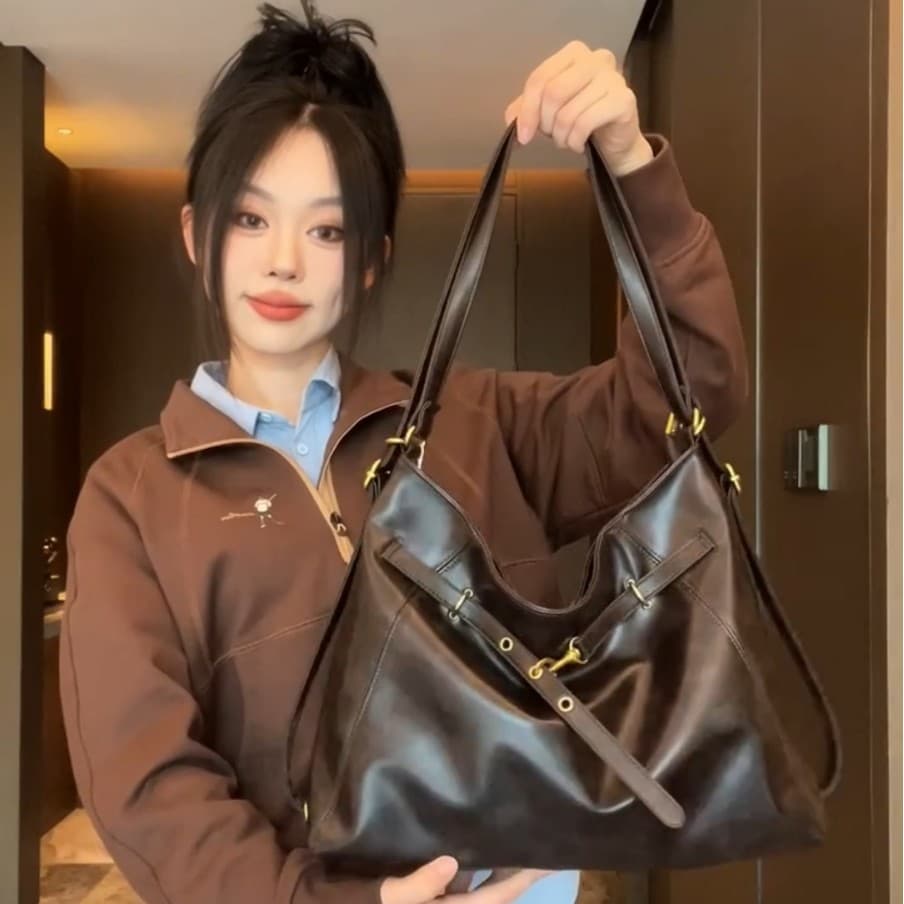 Mirad large capacity 2024 new autumn casual versatile backpack women's commuting tote bag