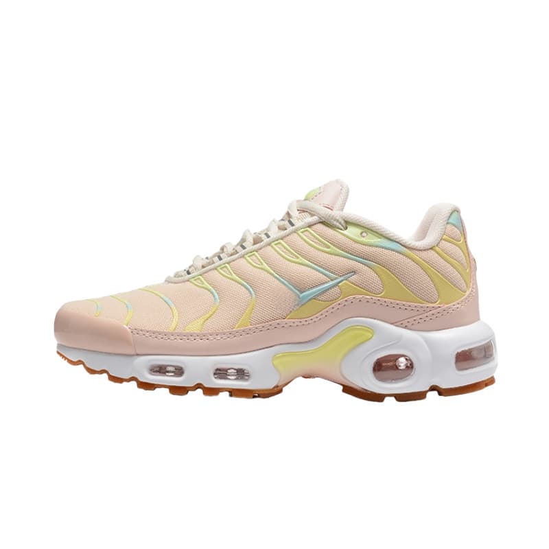 Baskets montantes ondulées à effet dégradé pour femmes, chaussures de running multi-fenêtres avec coussin d'air et mesh respirant