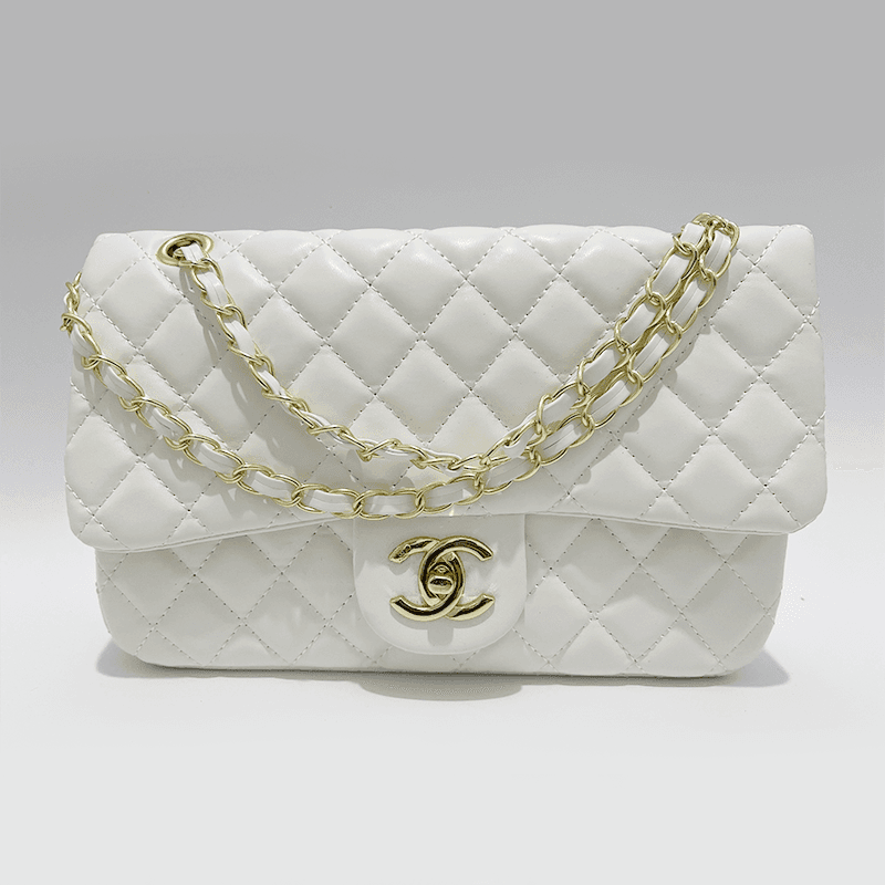Sac à dos à bandoulière en chaîne canari pour femmes, sac à loquet à rabat en treillis de diamants