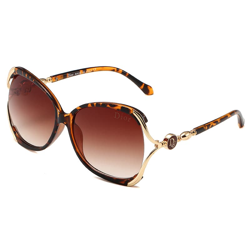 Lunettes de soleil unisexes à monture large et œil de chat, style vintage, tendance