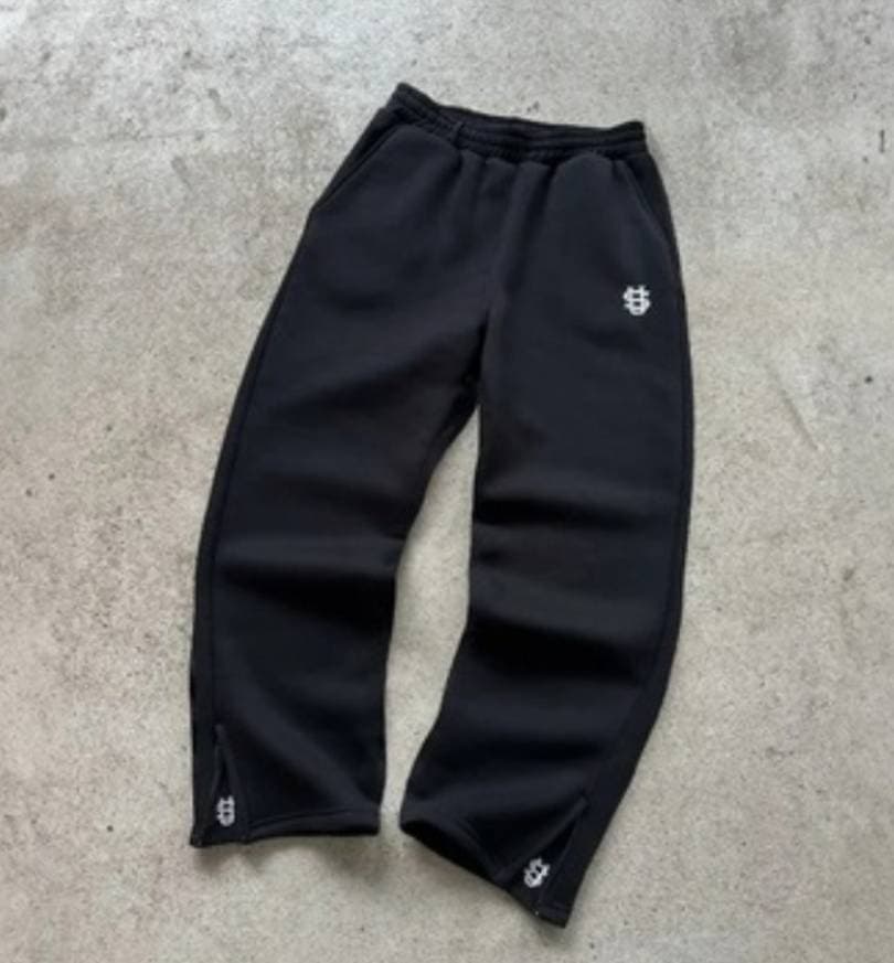 Survêtements pour hommes, survêtements SUVENE européens et américains, tendance de la rue, hip-hop, fermeture éclair, ample, couleur unie
