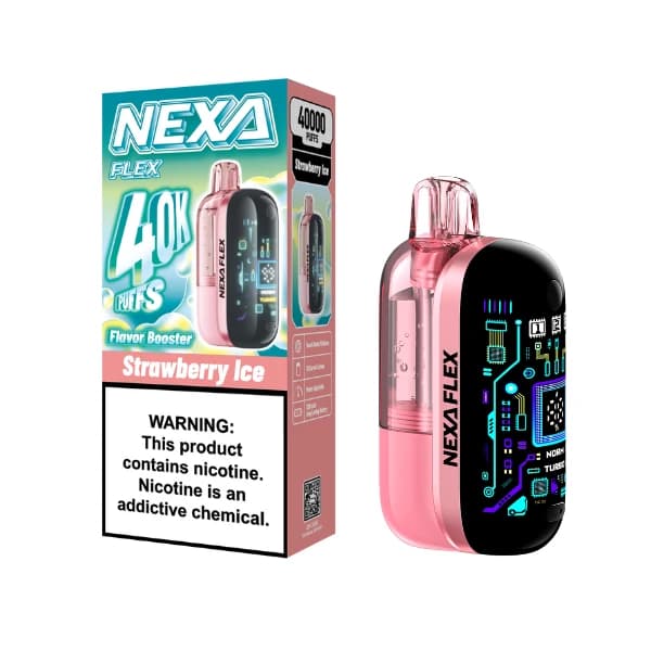 Kit NEXA FLEX (Visible) 40 000 bouffées, cigarette électronique jetable 18 ml, 5 %