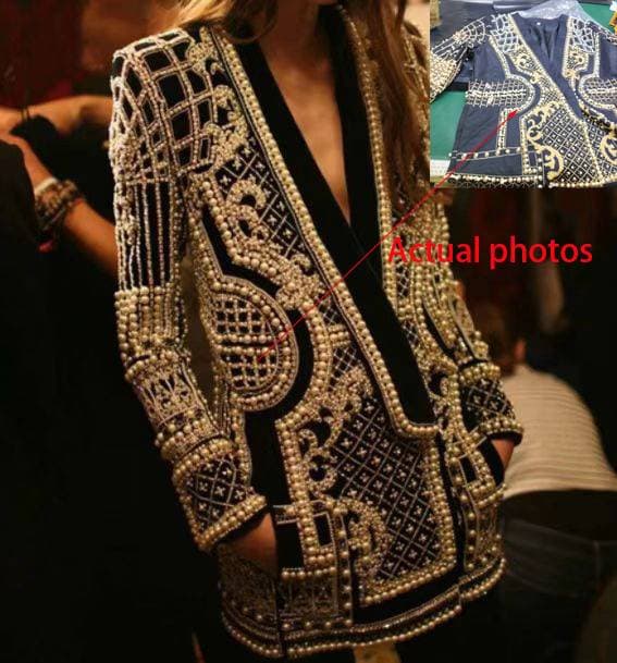 Veste femme imprimé perles bulles