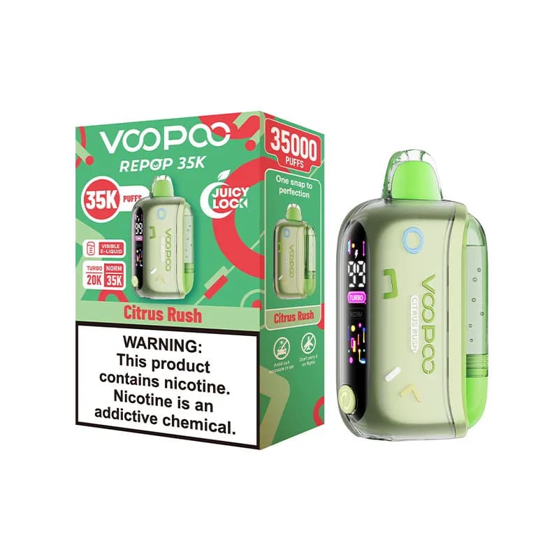 Kit de vape jetable VOOPOO REPOP 35K bouffées 800mAh 16ml (UE)