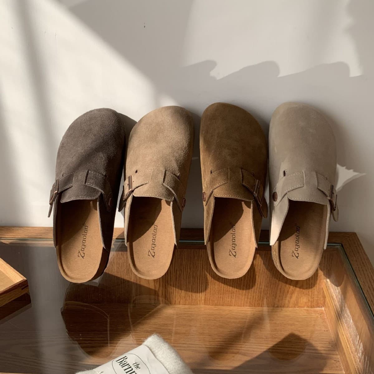 [Zuyaolan] Whaleup Bag Closed-toe Soft-soled Slip-on 2026 New Model, Height-increasing, Versatile Birkenstock-style Casual Women's [Zuyaolan] Model, Height-increasing,