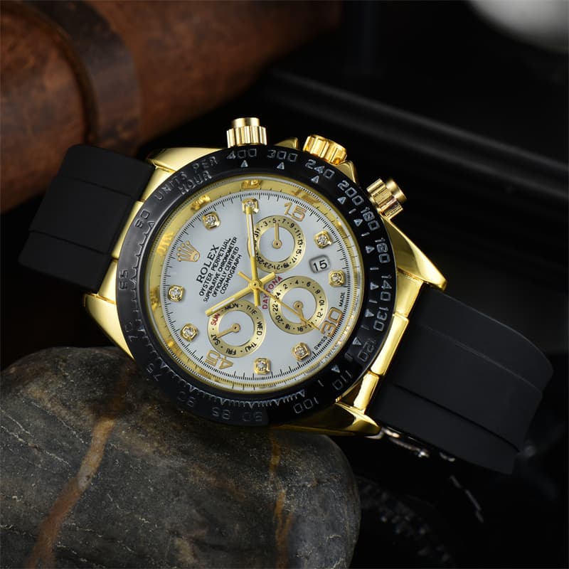 Montre à Quartz pour hommes, classique, populaire, légère, de luxe, pour loisirs, étanche, calendrier, bande sélectionnée