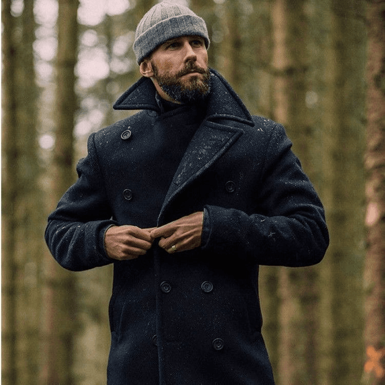 Men's clothing long long sleeve woolen coat autumn and winter cloth coat