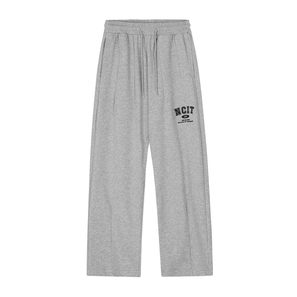 Men's Simple Letter Embroidered Sports Straight Underpants