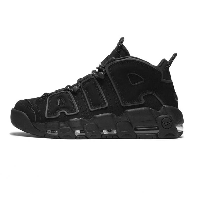 Chaussures de basket-ball Hommes Nikes Airs More Uptempo 96 Total Scottie Pippen Blanc Varsity Rouge Vert Multi Noir Bulls Université Bleu Femmes Ba