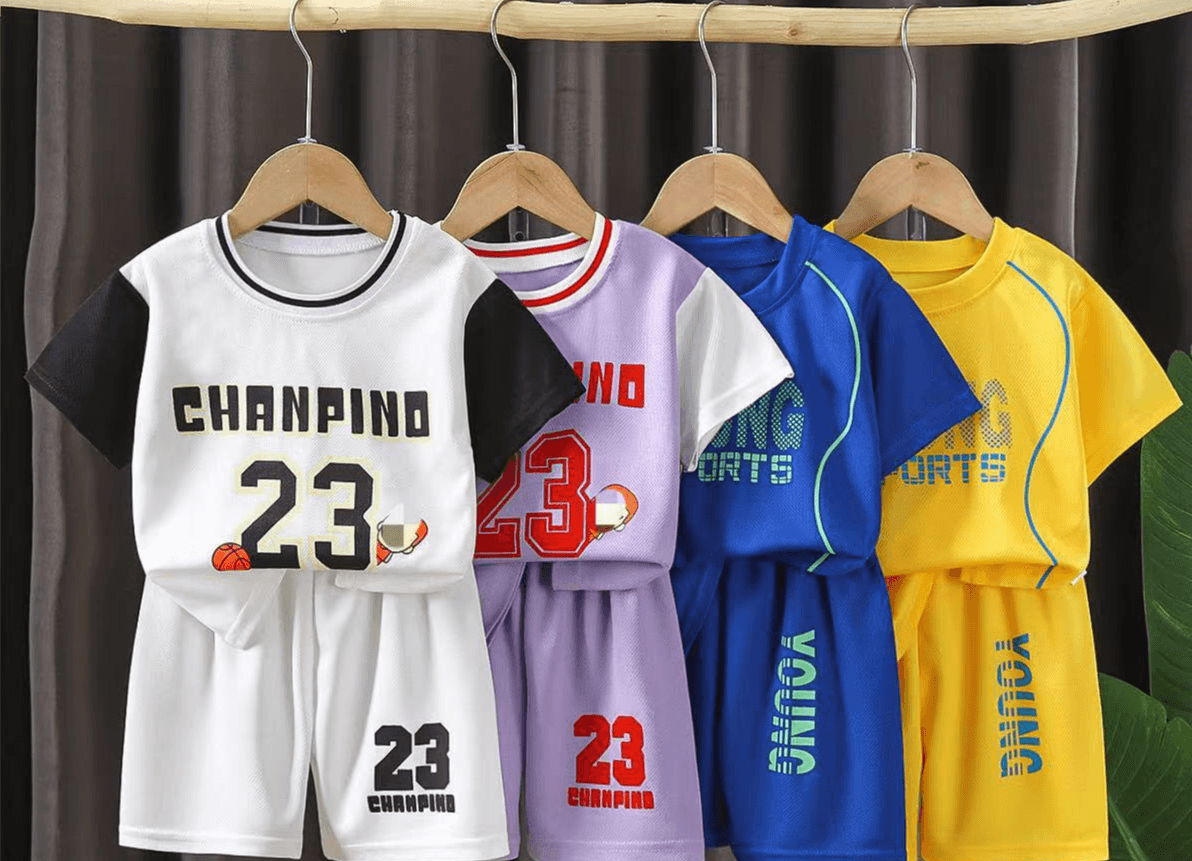 Children's Basketball Uniform Sports Suit Girls Quick Drying Boys 2025 New Summer Jerseys For Middle And Large Children Training Sports
