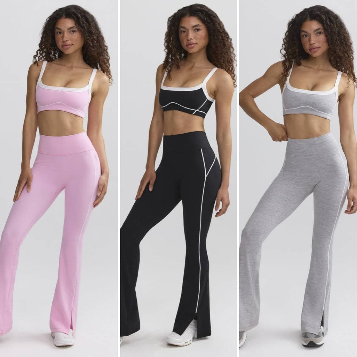 New Seamless Yoga Set,Sports High Elastic Band Bra Pad Vest And Mesh Pants Set