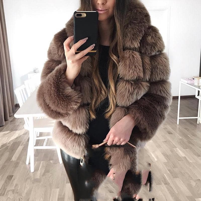 Women's Clothing Fashion fur jacket