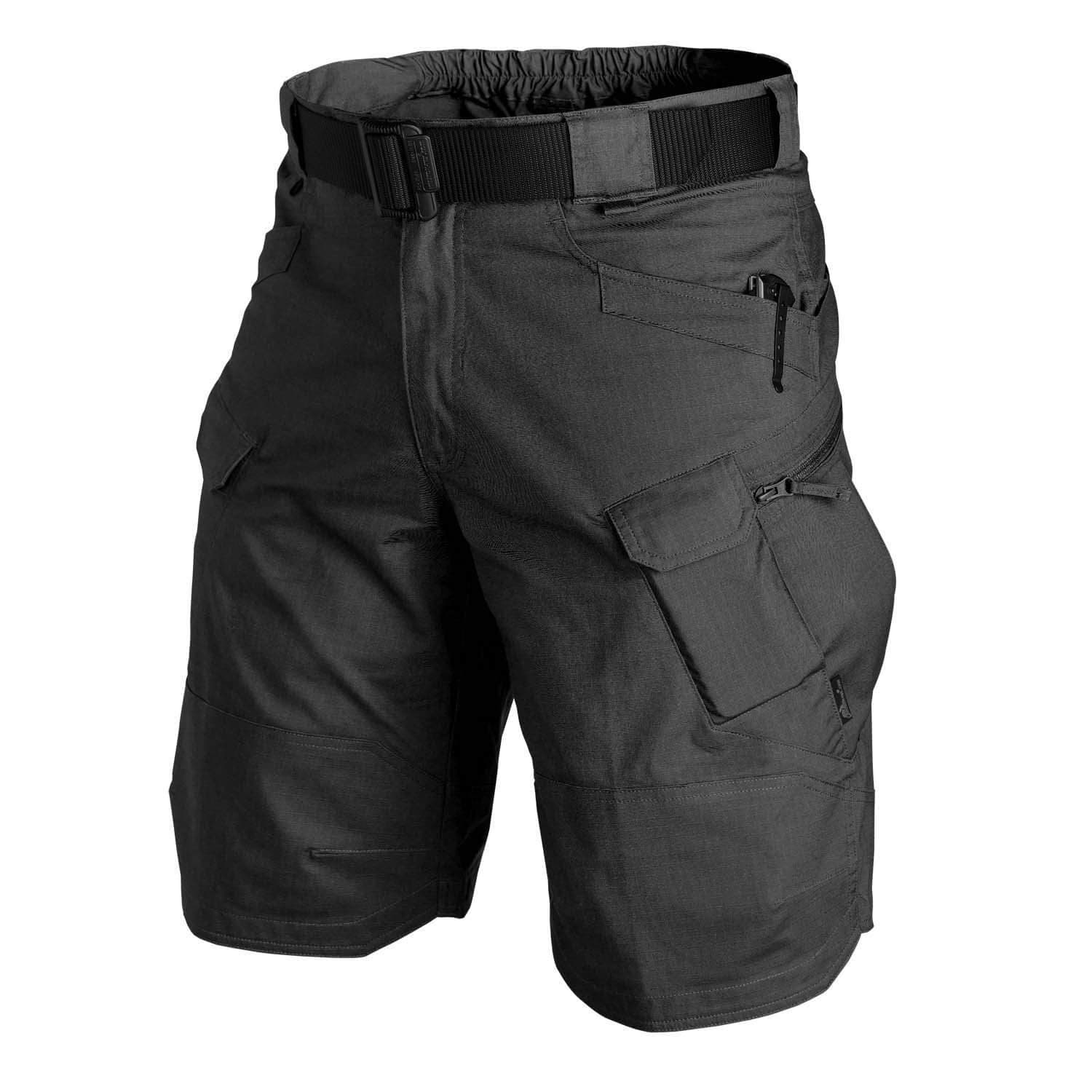 Men's Tactical Cargo Waterproof Shorts Urban Military Outdoor Camouflage Breathable Quick Drying Summer Casual Pants