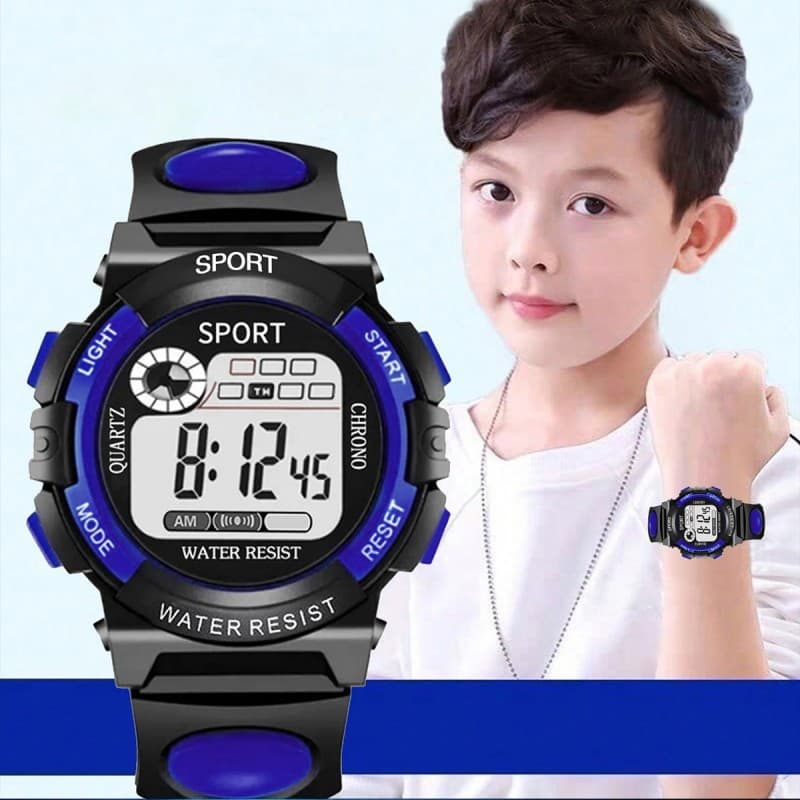 Men's Watches Children's Alarm Clock Electronic Watch Female Watch Fashion Girl Waterproof Luminous Sports Multifunctional Female Mechanical Watch