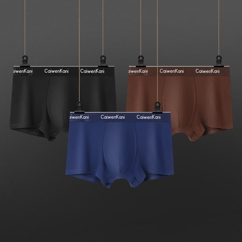 Boxer pour homme en coton respirant et modal, short d'été fin pour garçon