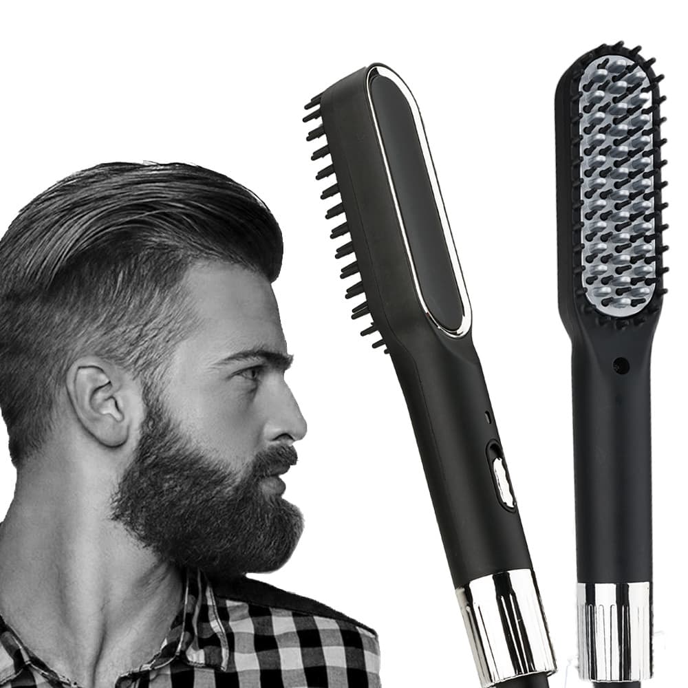 Men's straight hair comb styling comb beard comb styling comb straight hair straightener O damaged hair