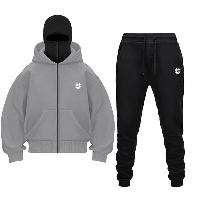 New Double Hat Spring Autumn Winter Ins Hooded Sweatshirt Suit Men And Women Double Hat Couple Sweatshirt