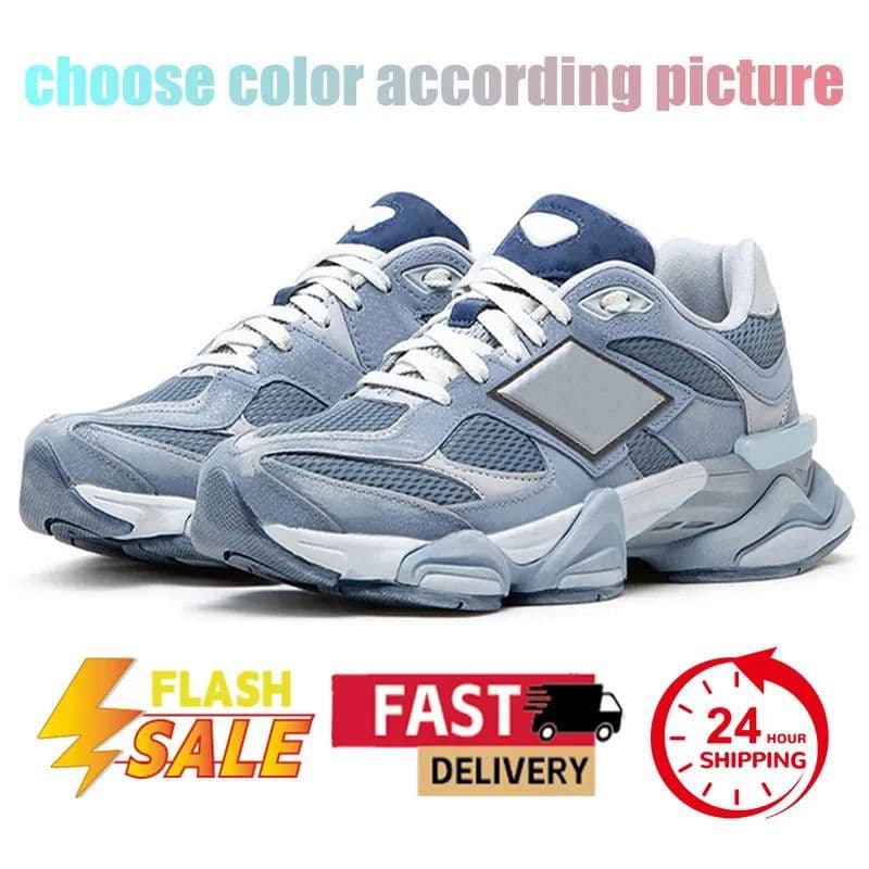 Chaussures de course New Balance 9060 Triple Black Blanc Bleu Rose Gris Marron Homme Femme Outdoor Trainers Baskets Pointures 36-46