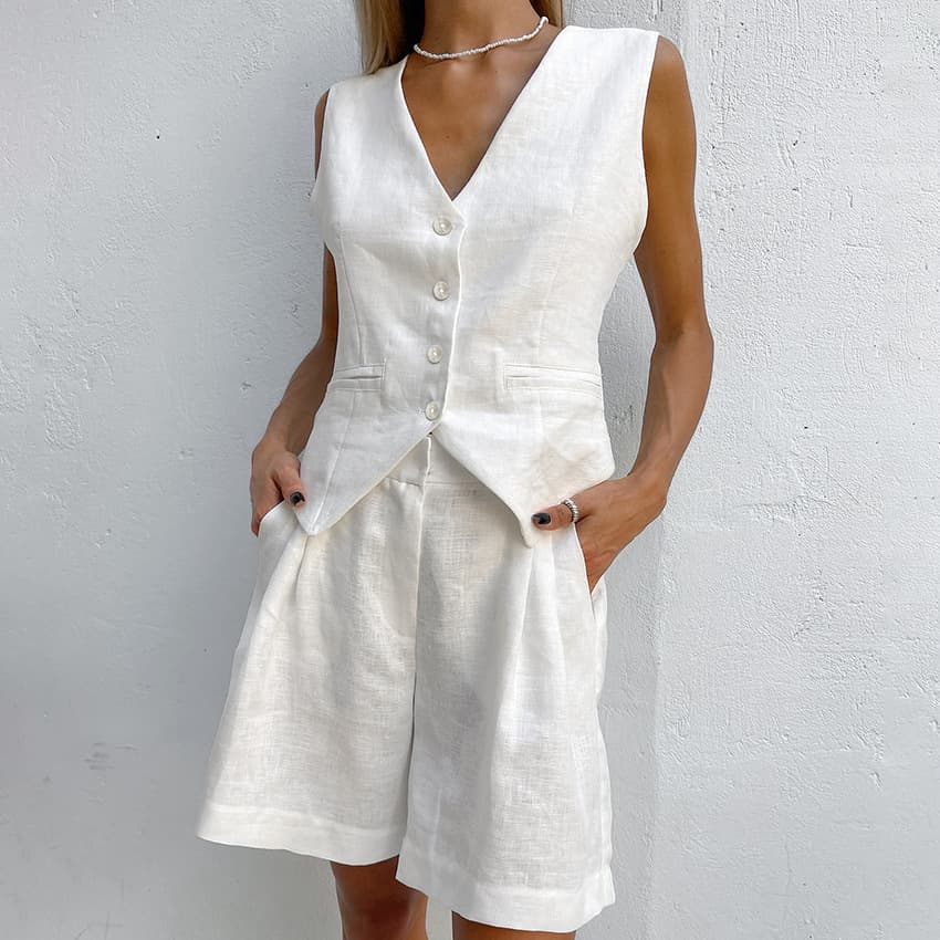 Women's clothing Fashion Cotton Pajamas Slim Fit Comfortable Soft Ladies Can Wear Outdoor Home Clothes