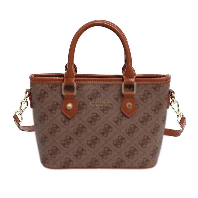 Sac à main Guess style français, design panier, sac cabas bandoulière luxueux, texturé et léger, haut de gamme