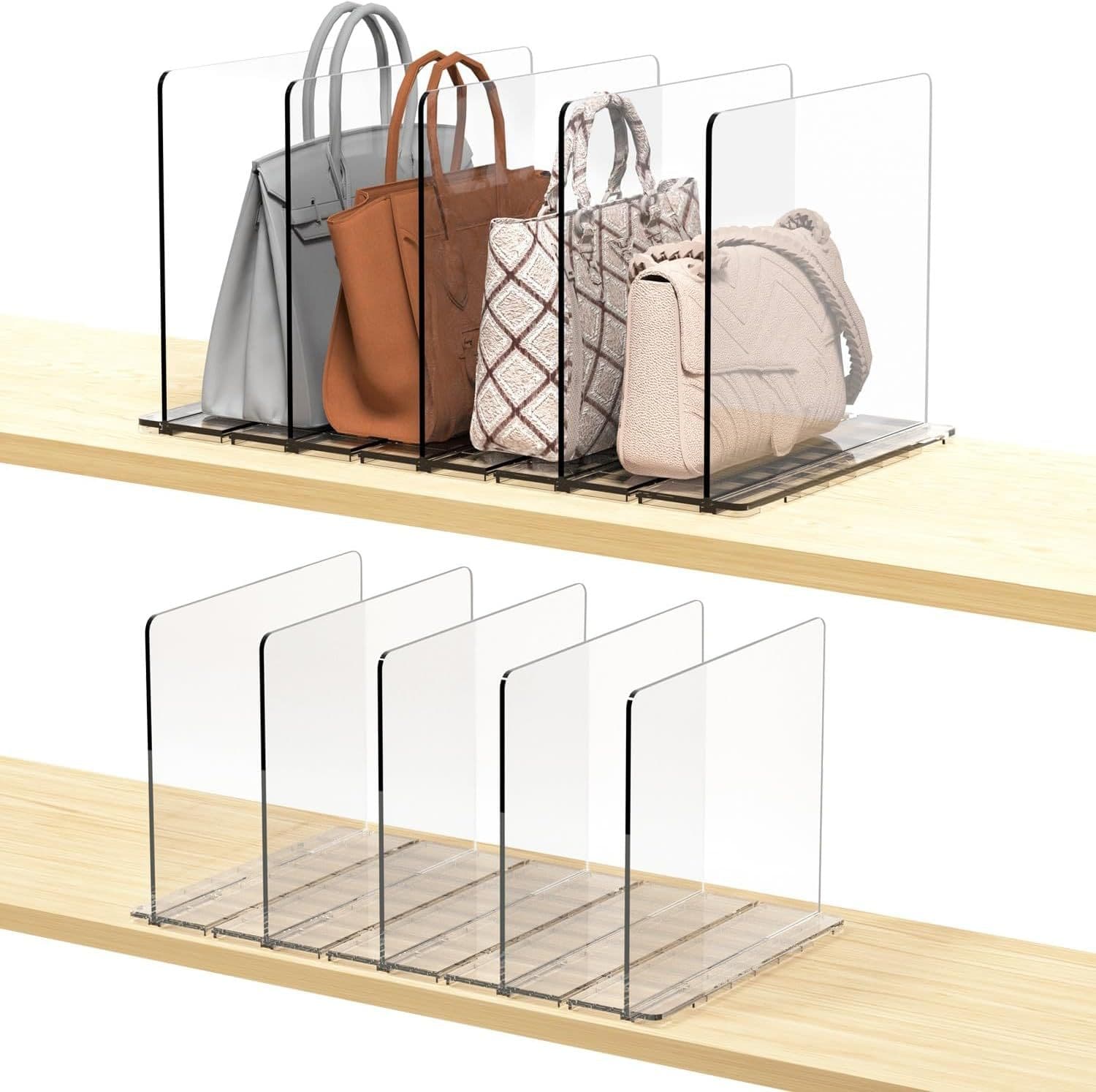 Hot Selling Splicing Partition Adjustable Men's And Women's Handbag Organizer Book Room Bedroom Wall Cabinet Divider