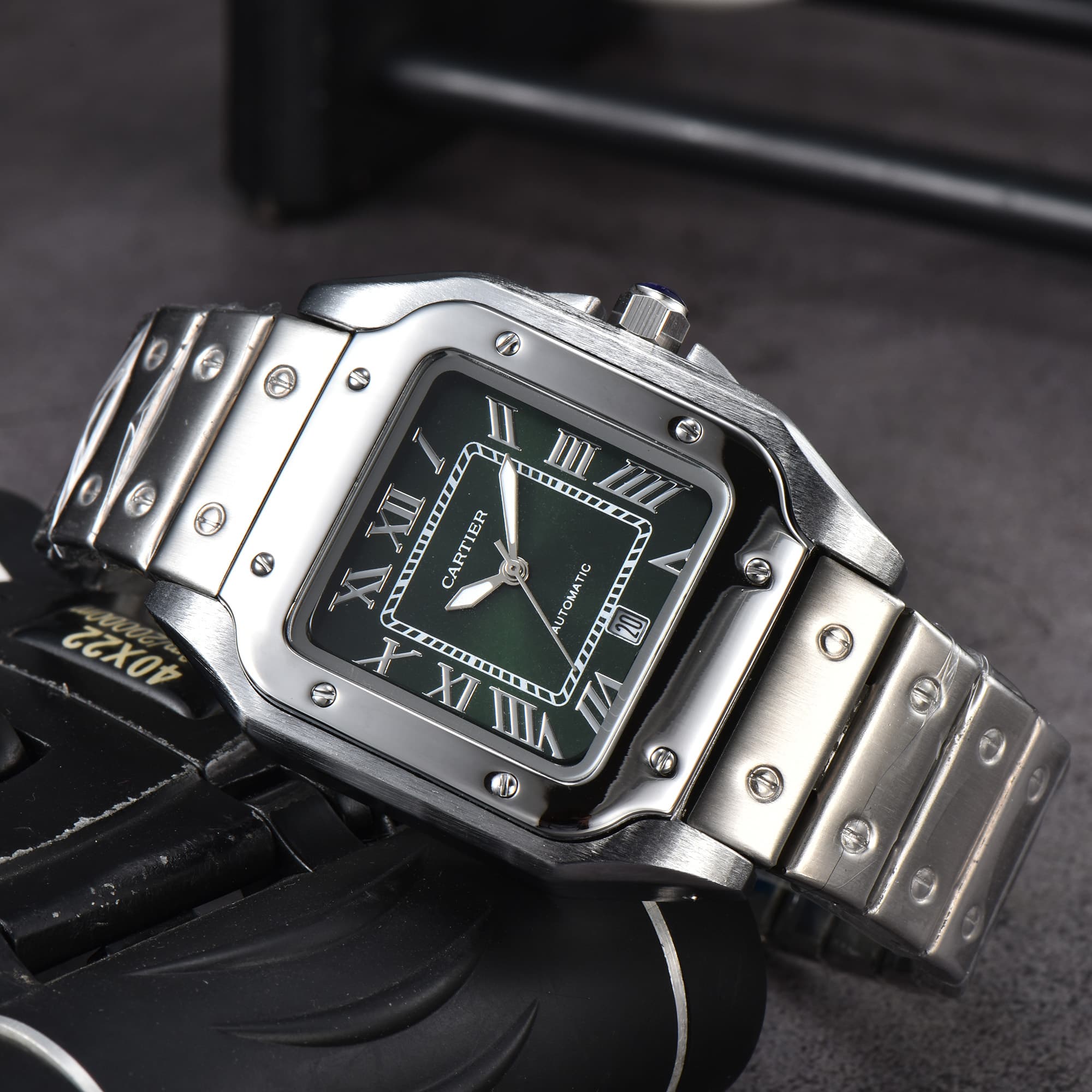 Montres pour hommes de luxe style temps sport automatique date montre-bracelet affaires chronographe Sandoz Quartz AAA horloges masculines