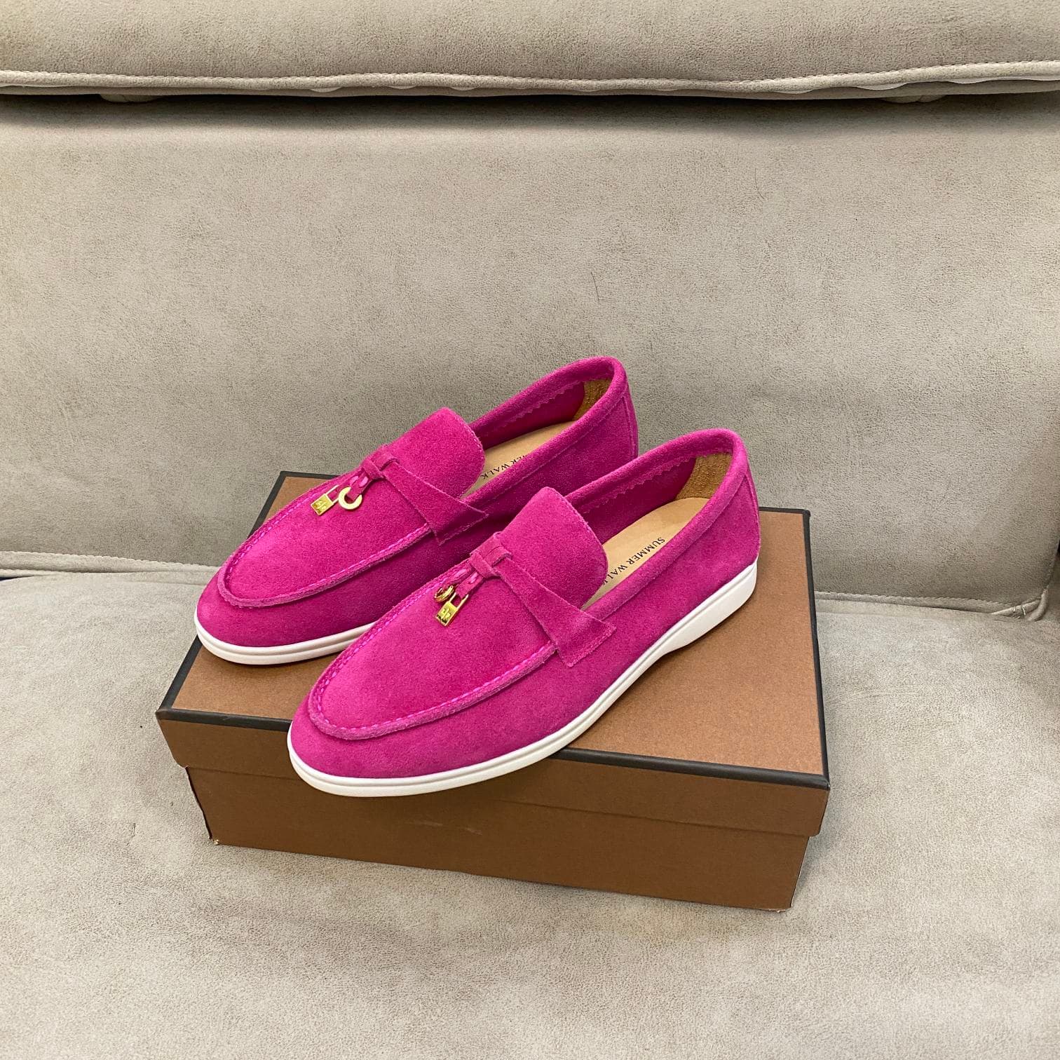 Chaussures de sport unisexes blanches à semelle épaisse, nouvelle tendance printemps-été 2024, 25