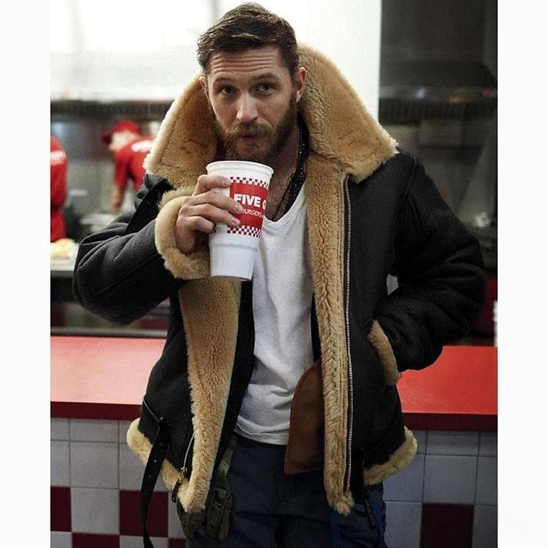 Men's Clothing Men's Winter Faux Fur Lined Jacket, Long Coat With Thick Warm Fleece, Slim Fit Zip-Up Outerwear For Casual Daily Wear (Black/Brown)