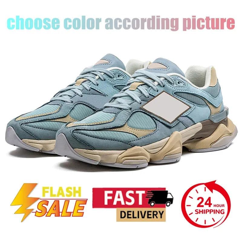 Chaussures de course New Balance 9060 Triple Black Blanc Bleu Rose Gris Marron Homme Femme Outdoor Trainers Baskets Pointures 36-46