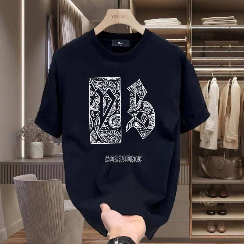 2025 summer loose men and women pullover 100% cotton short sleeve T-shirt
