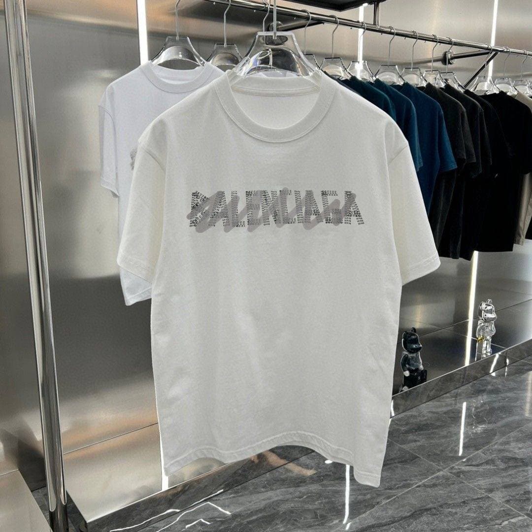 T-shirt à manches courtes et col rond de haute qualité pour hommes 2024