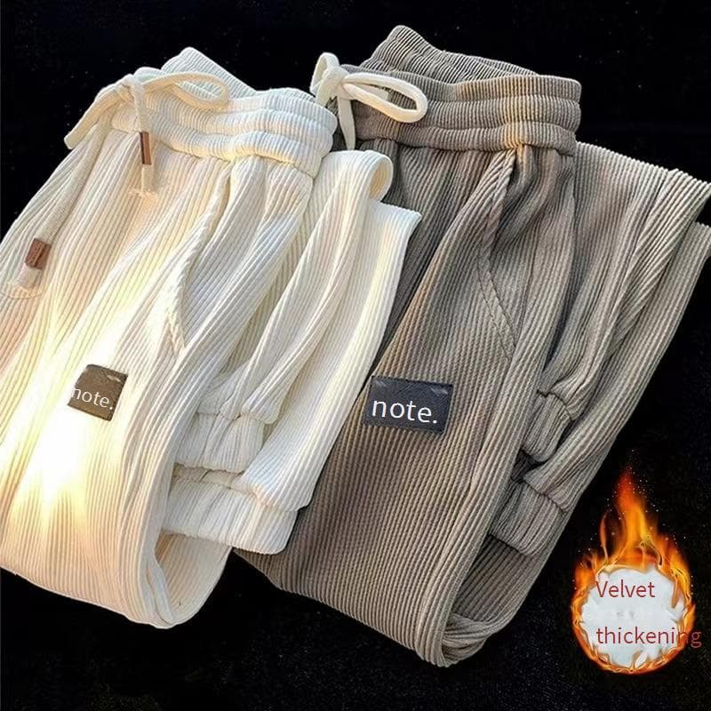 Men's Clothing Pants Retro Heavy Label Sports Sweatpants Loose Straight Casual Trousers