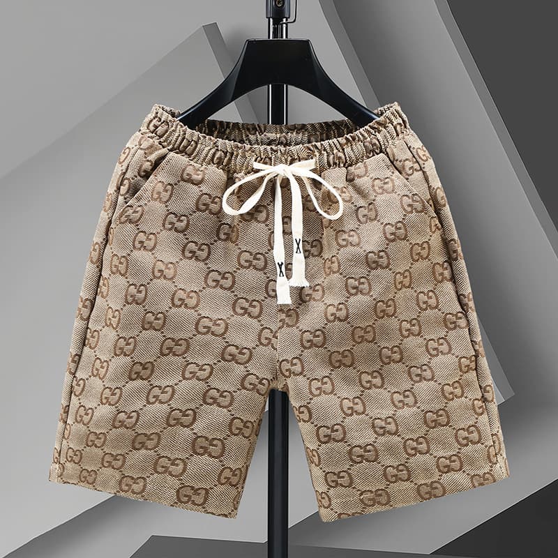 Shorts d'été pour hommes, pantalons cinq-quarts décontractés tendance, pantalons amples décontractés, pantalons de plage confortables et respir