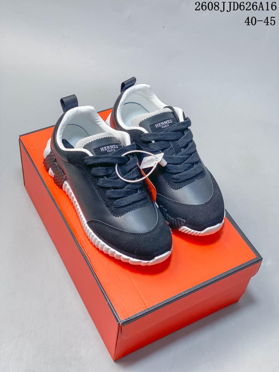 Baskets Hermes New Bouncing Designer Sneakers Original en daim de veau, chaussures décontractées et luxueuses, semelle légère idéale pour un usa