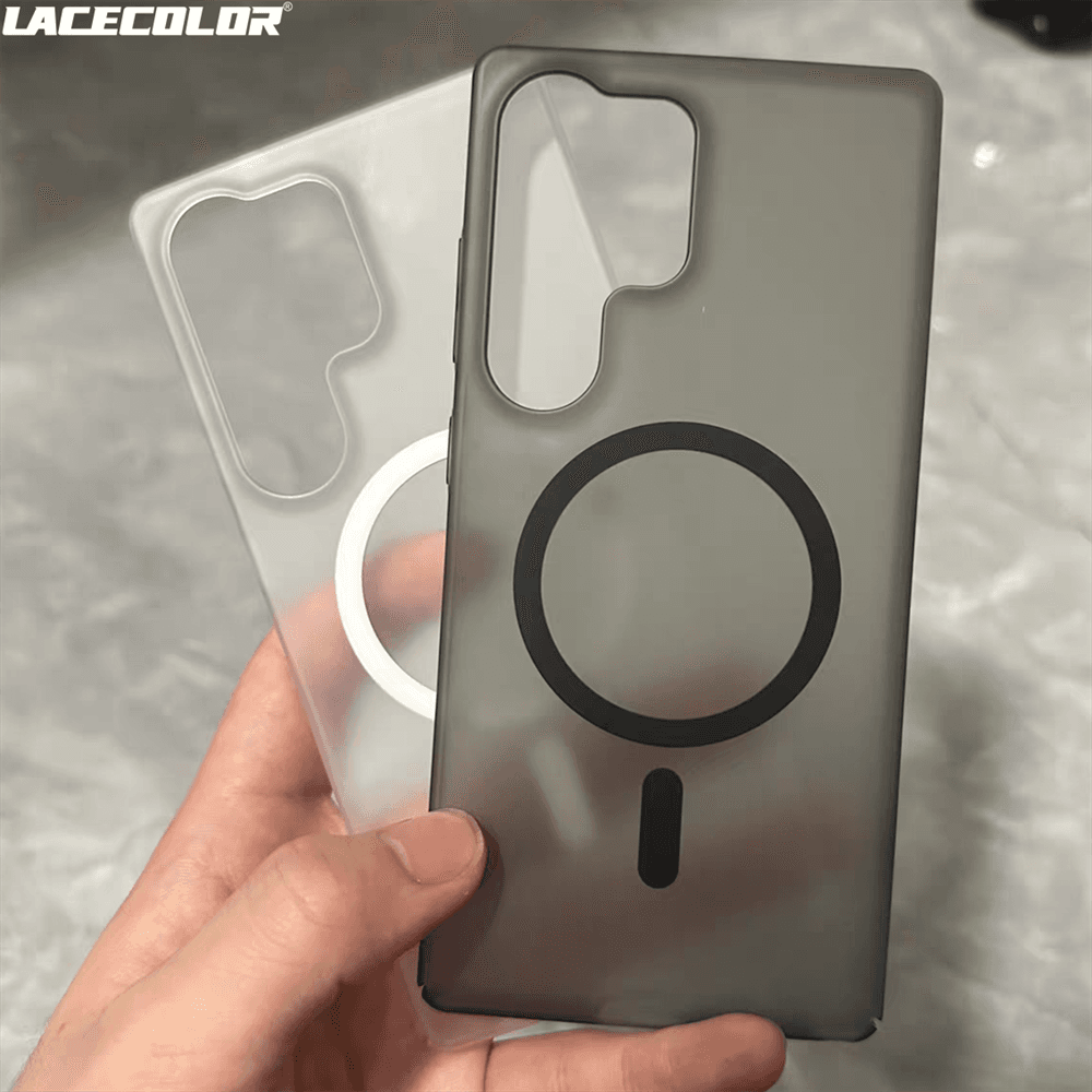 Slim Matte Clear For Magnetic Case For Samsung S25 S24 S23 S22 S21 S20 FE Plus Ultra A56 A36 A26 A16 A06 A55 A35 A25 A15