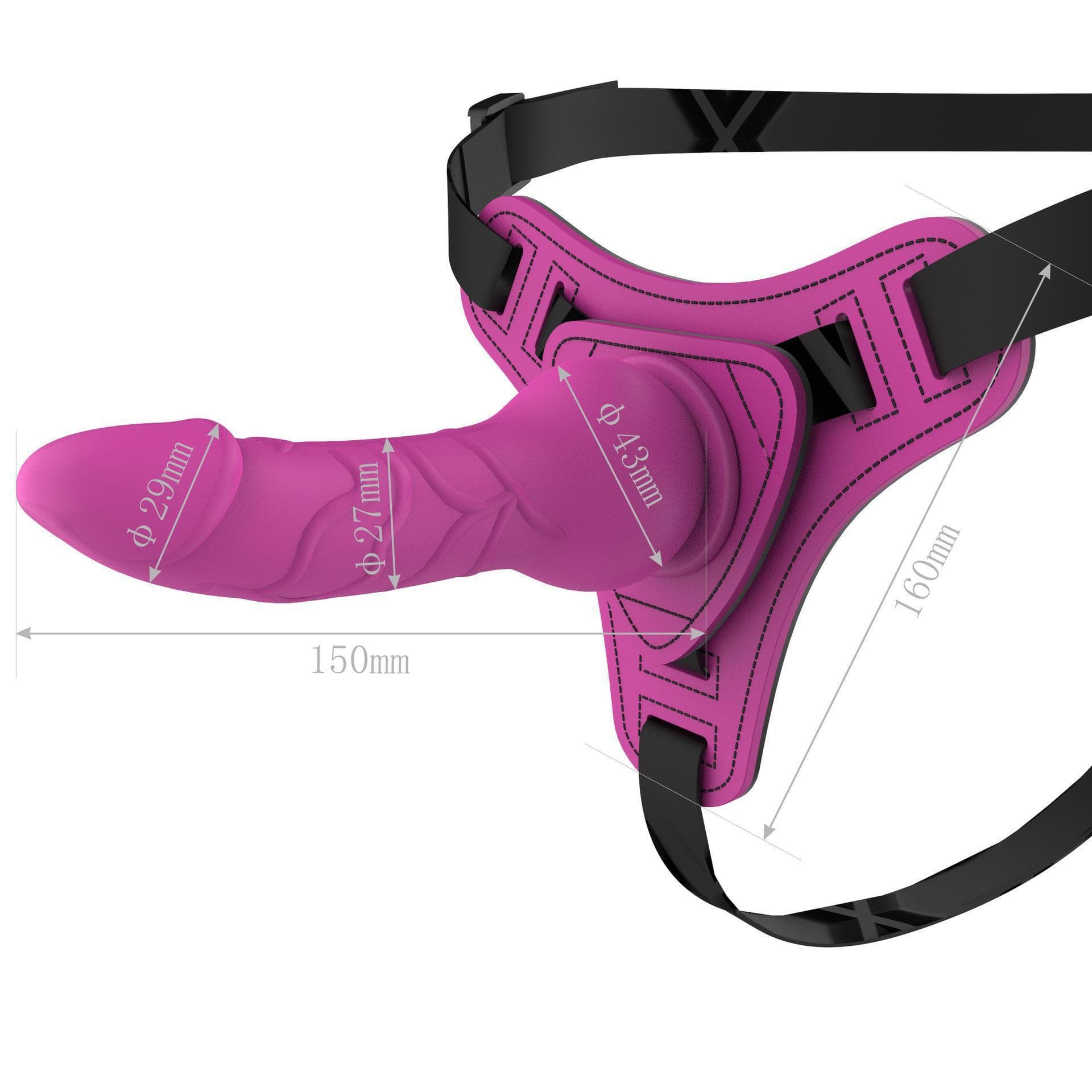 Mifu Silicone Leather Lesbian Pants Sexy Wearable Simulation Dildo Adult Sex Products Toys