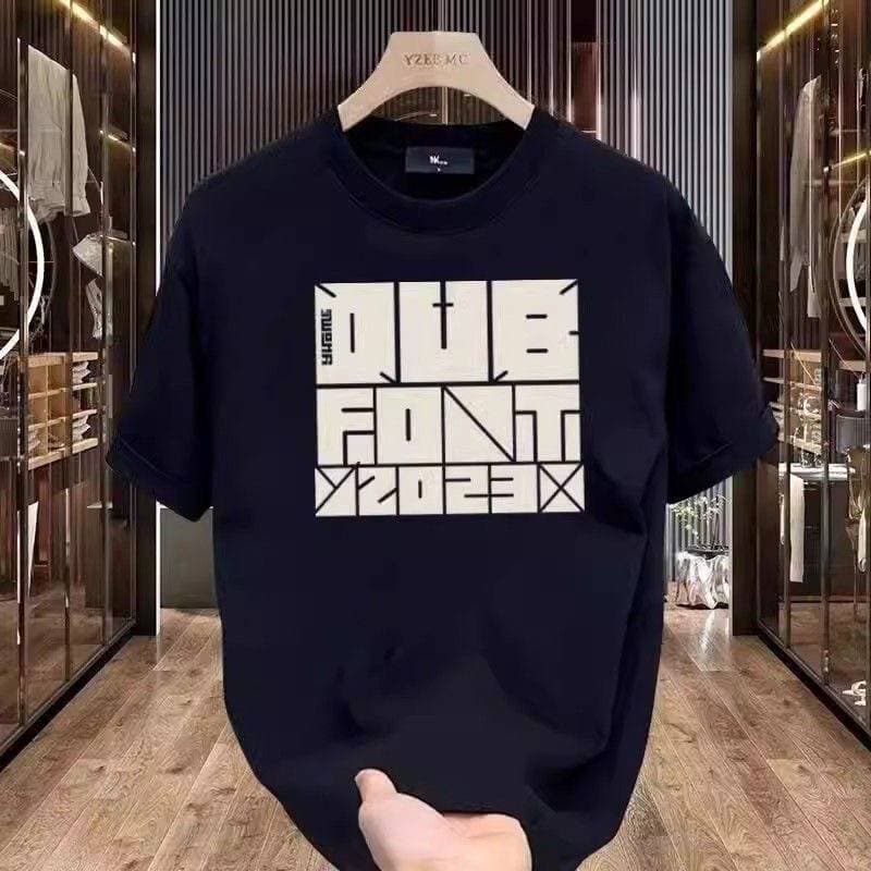 2025 summer loose men and women pullover 100% cotton short sleeve T-shirt