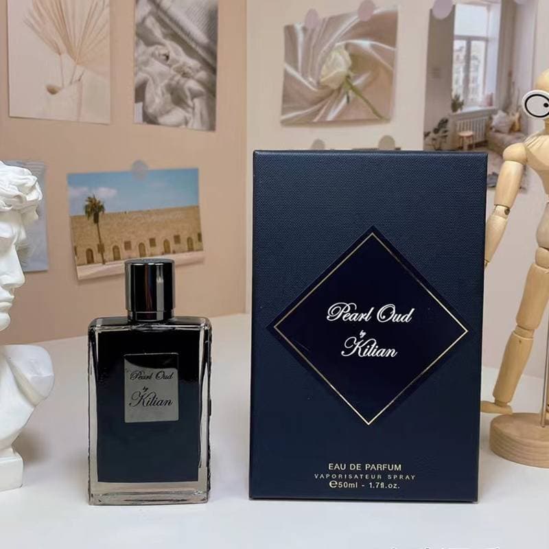 2024 New Kilian Pearl Oud Unisex Body Perfume Strong Wood EAU DE PARFUM Couple Date Lasting Attraction Luxury Bottled Spray Gift 50ml
