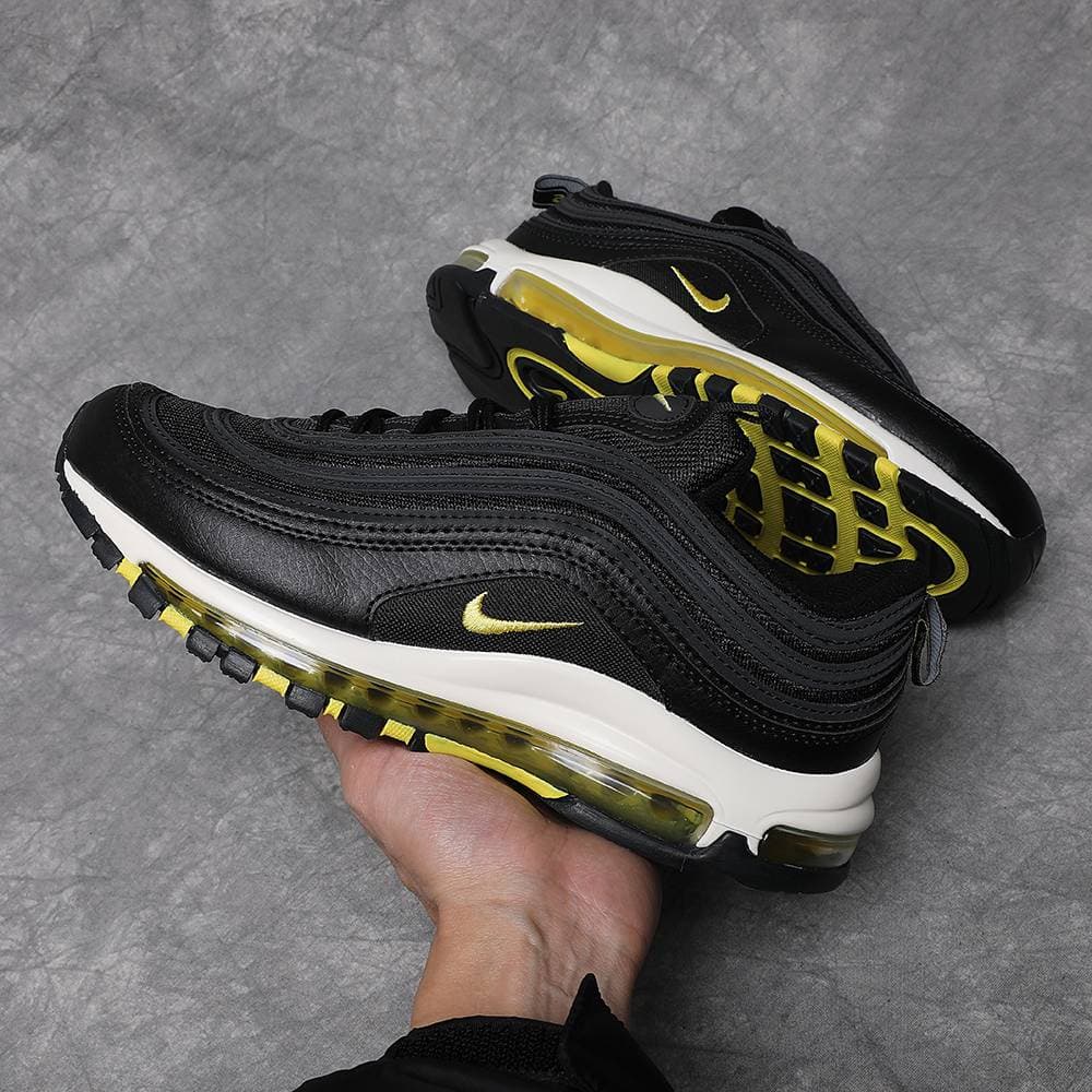 Chaussures Nike Air Max 97 pour homme et femme, triple noir et blanc, Sean Wotherspoon T, baskets d'extérieur, pointures 36-45