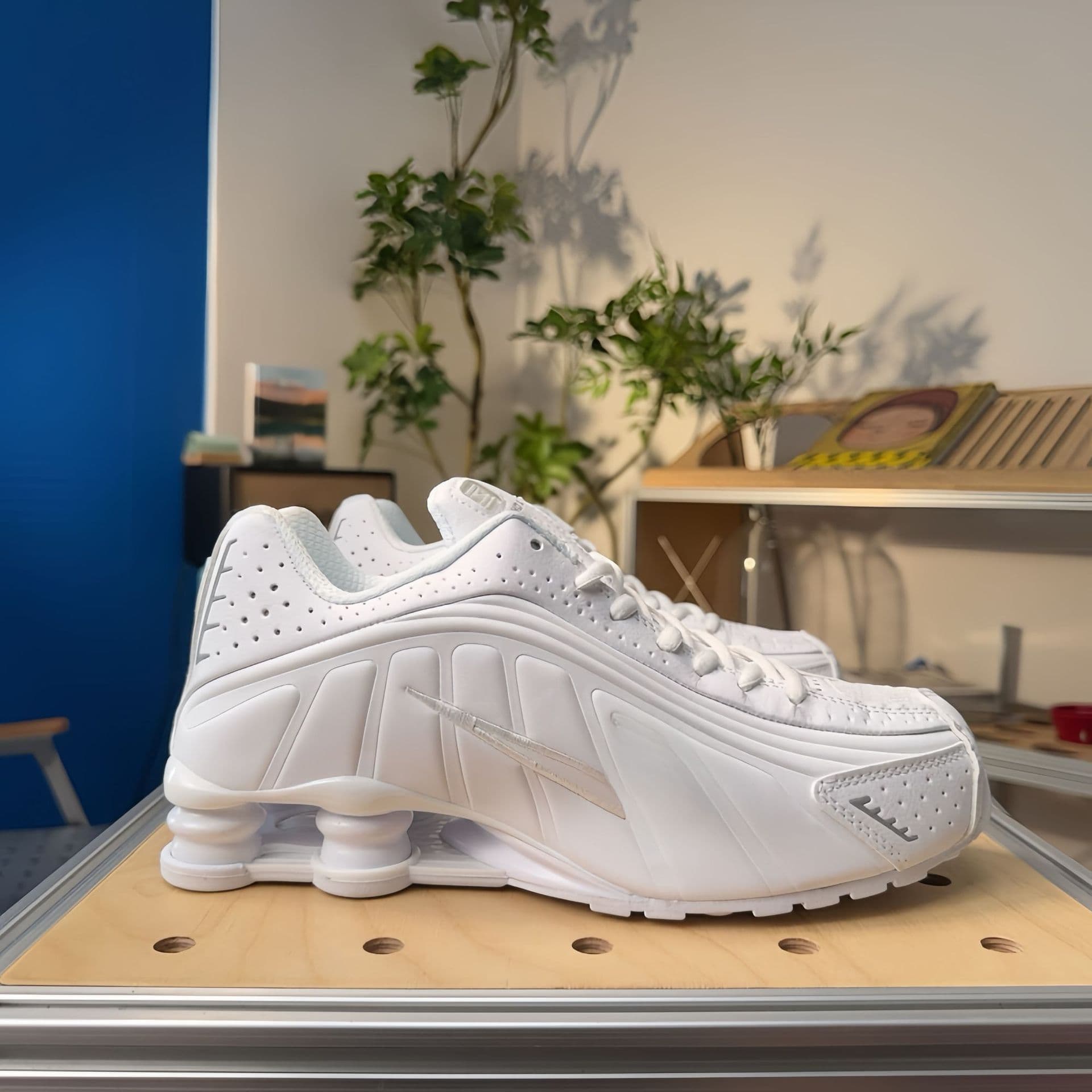 Chaussures de course unisexes SHOX R4 Neymar Collaboration, pointures 36 à 45, pour hommes et femmes, avec coussin d'air coloré.